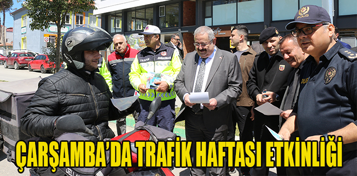 ÇARŞAMBA’DA TRAFİK HAFTASI ETKİNLİĞİ