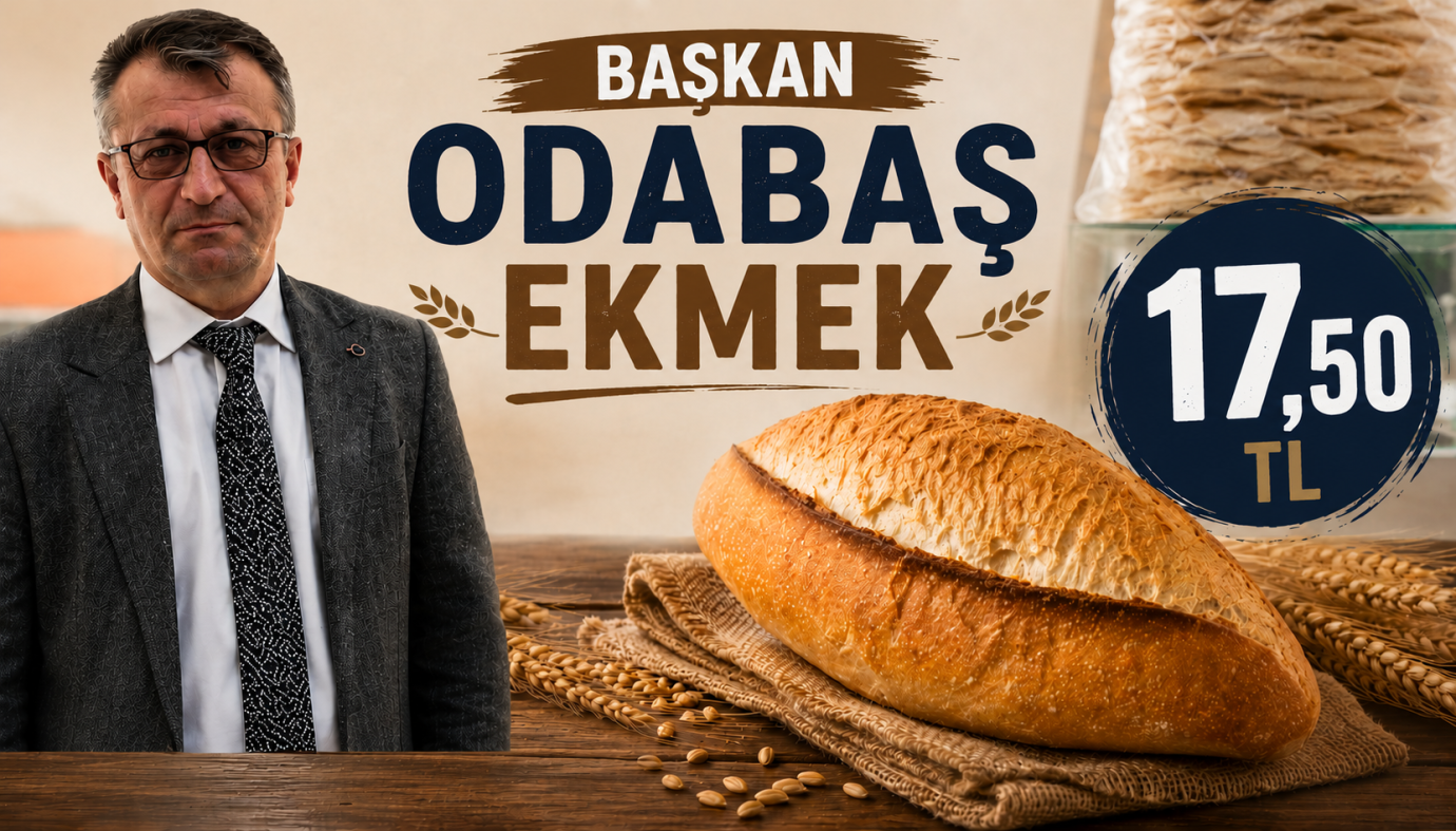 BAŞKAN ODABAŞ EKMEK 17,50 TL