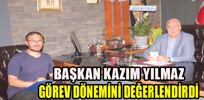 ÇARŞAMBA TİCARET BORSASI’NDA 4 YIL BAŞKAN KAZIM YILMAZ GÖREV DÖNEMİNİ DEĞERLENDİRDİ