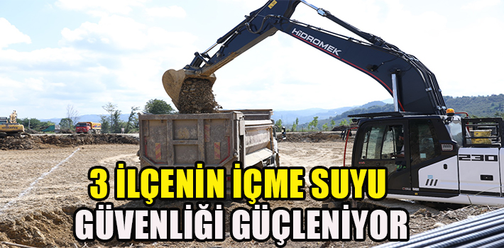 BÜYÜKŞEHİR’DEN 1,1 MİLYAR TL’LİK DEV YATIRIM!  3 İLÇENİN İÇME SUYU GÜVENLİĞİ GÜÇLENİYOR