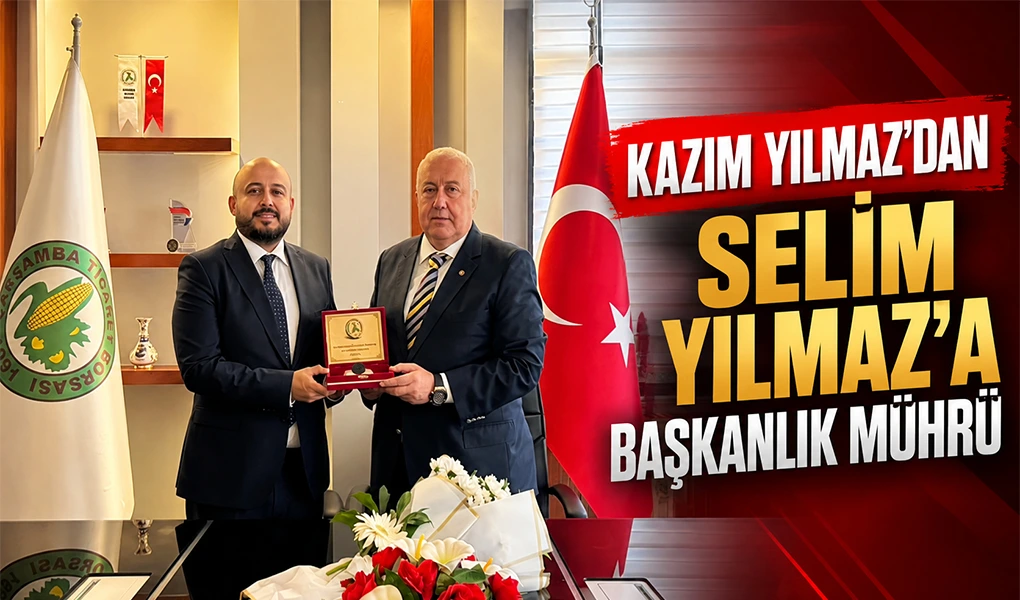 Kazım Yılmaz’dan Selim Yılmaz’a Başkanlık Mührü